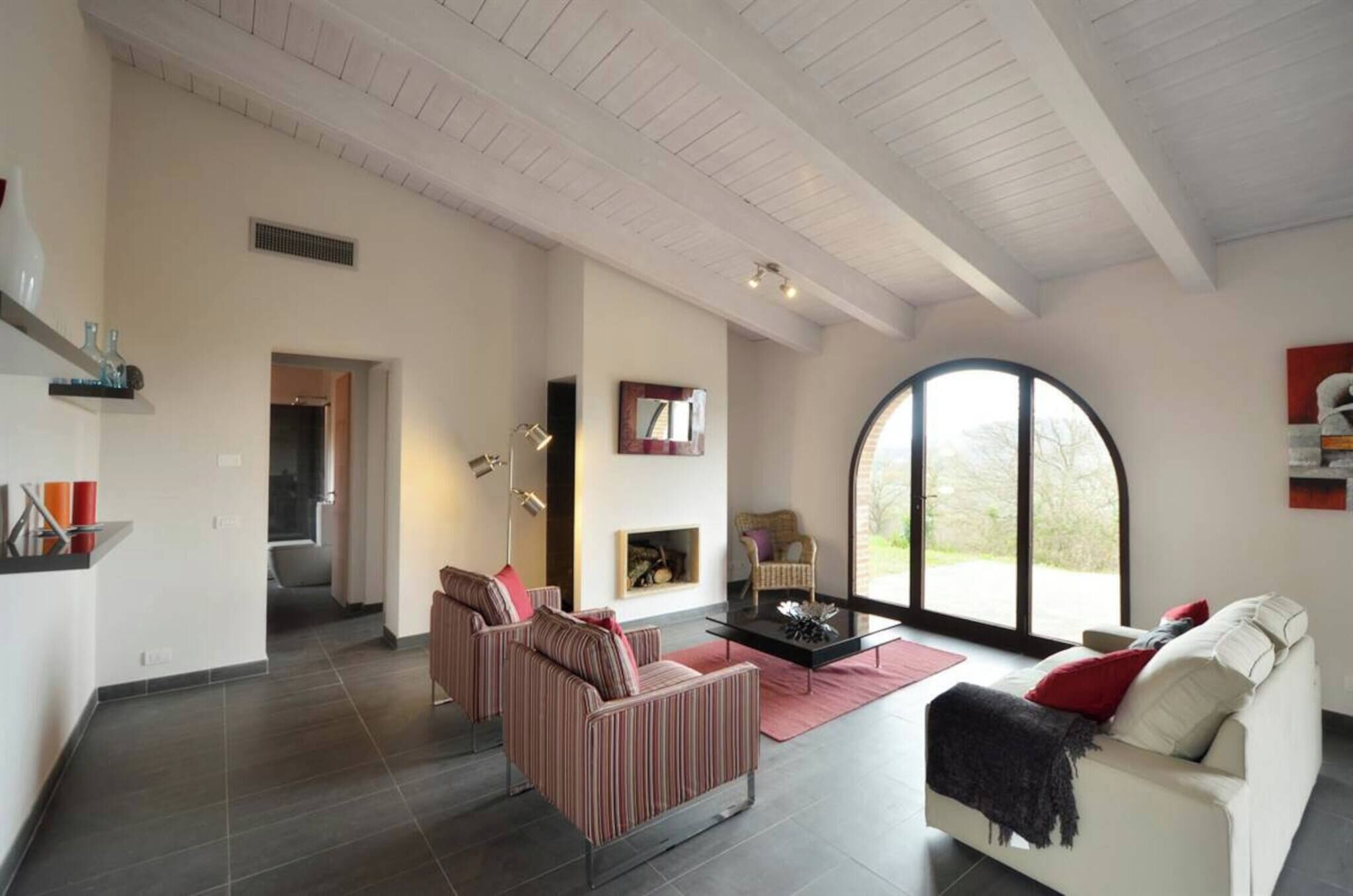 Chalet, 2 slaapkamers, roken, balkon | Woonkamer