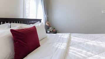 Apartment (3 Bedrooms) | 3 bilik tidur, seterika/papan seterika, cadar katil