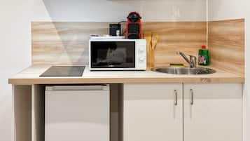 Chambre Double Confort, patio | Cuisine privée | Machine à expresso, cafetiÚre/bouilloire, bouilloire électrique