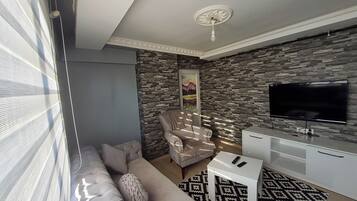 Classic Apartment, Balcony | Living area