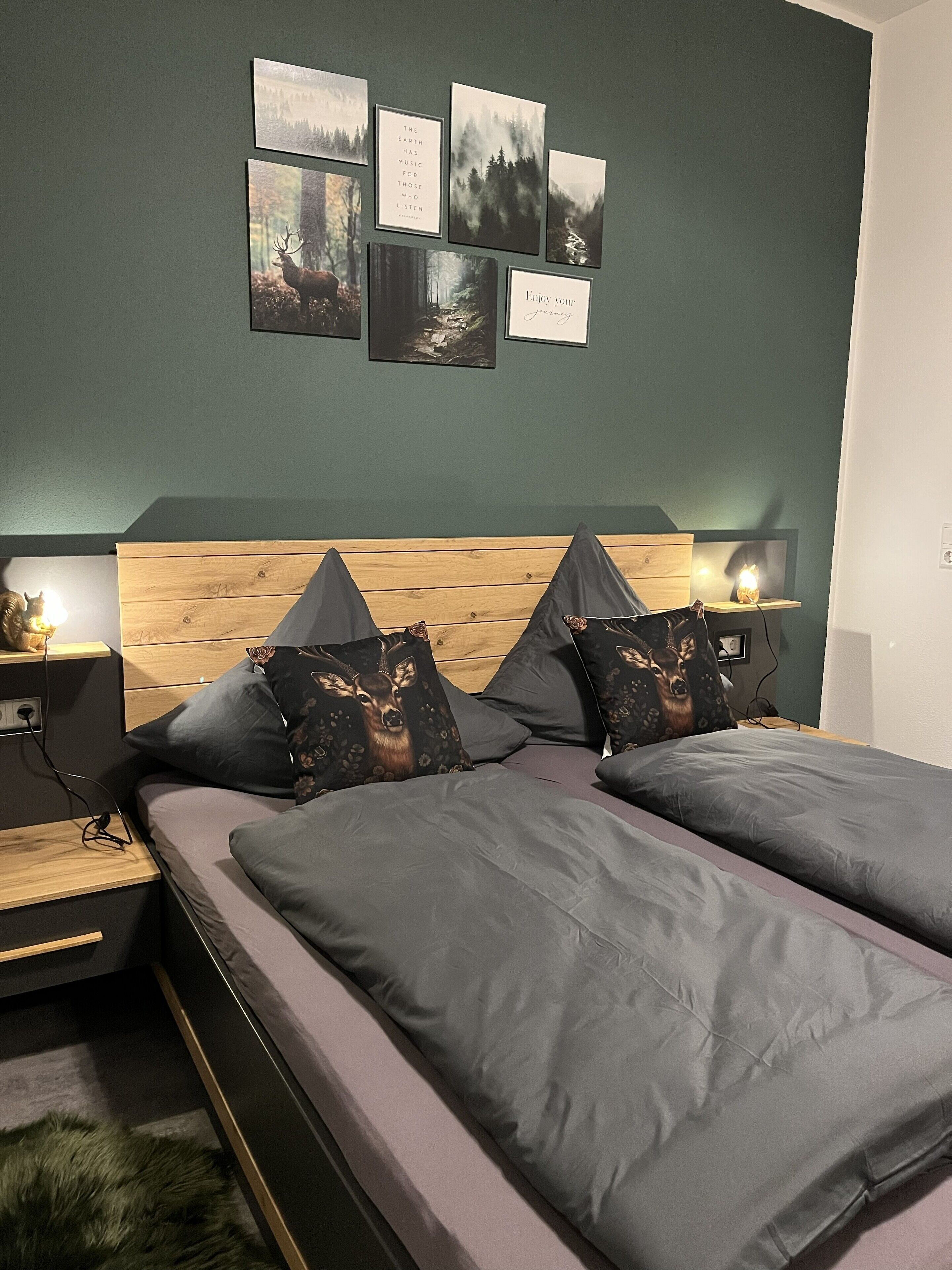 2 bedrooms, iron/ironing board, bed sheets