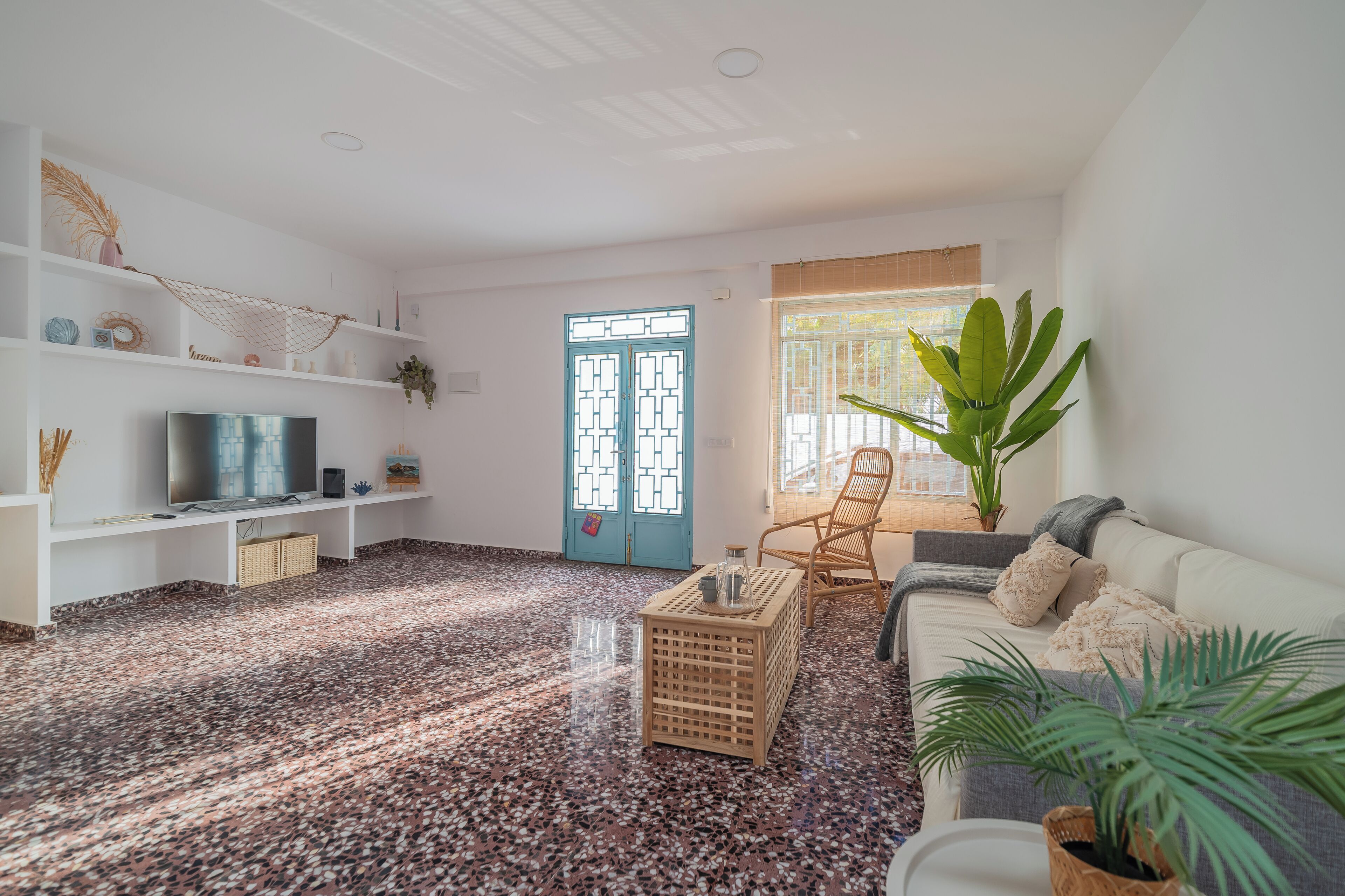 Comfort Villa | Living area | 42-inch Smart TV with digital channels