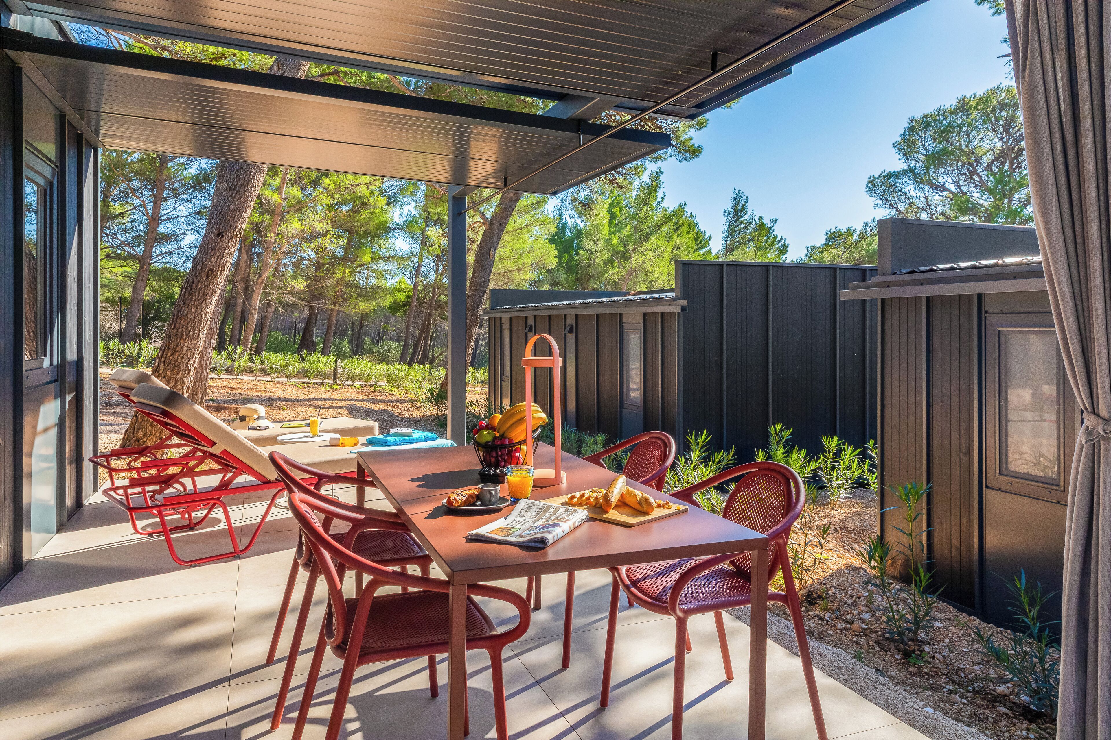 Mobile Premium-Unterkunft | Terrasse/Patio