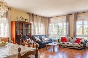 TV, fireplace, table tennis