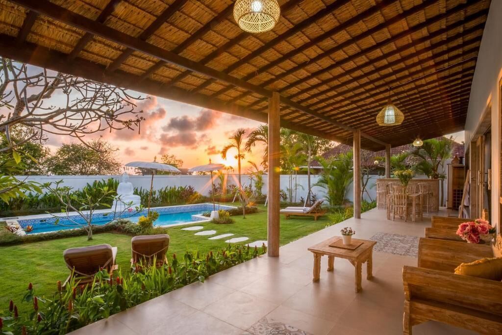 Villa, 2 habitaciones, fumadores, piscina privada | Zona de estar