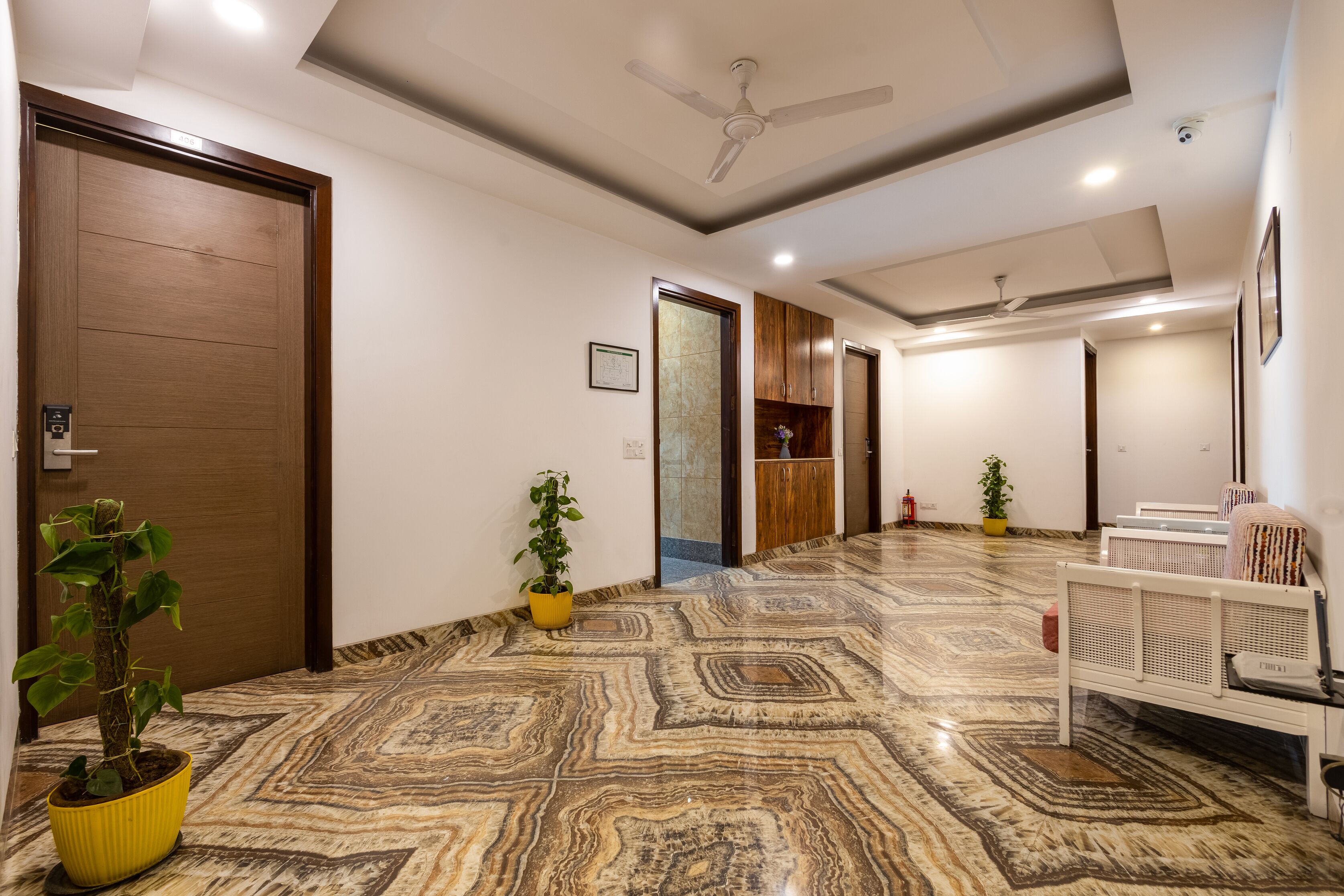 Sala de estar en el lobby
