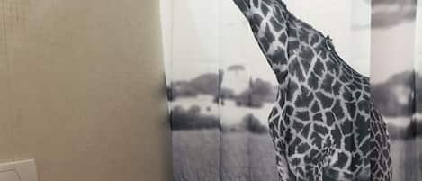 Hair dryer, towels