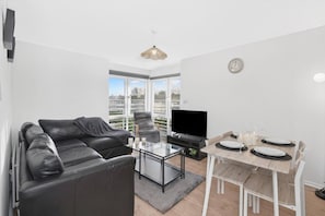 Apartment, 2 Bedrooms | Living room - Cozy Edinburgh 2BR With CAR Parking (Edinburgh)