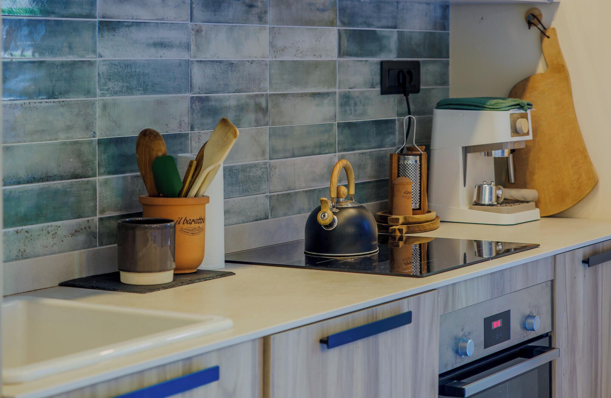 Villa, 2 Bedrooms, Terrace, Sea View | Private kitchen | Espresso maker, coffee/tea maker, electric kettle