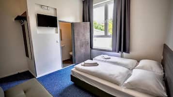 Tremannsrom, bakgårdsutsikt