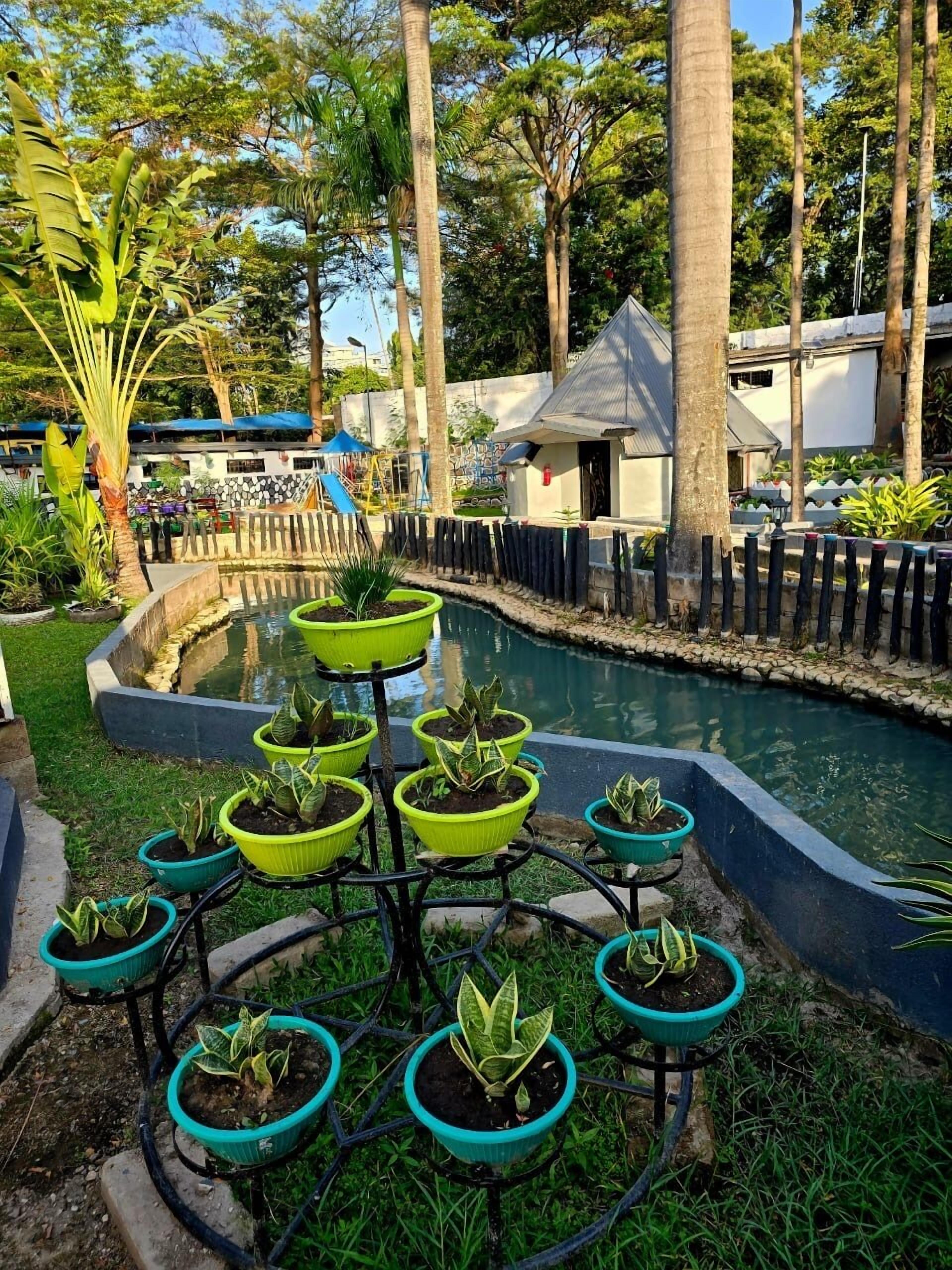 Vue sur le jardin