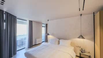 Skrivebord, strygejern/strygebræt, weekendseng, Wi-Fi