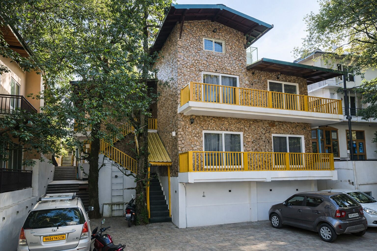 Fassade der Unterkunft