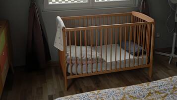 Iron/ironing board, WiFi, bed sheets