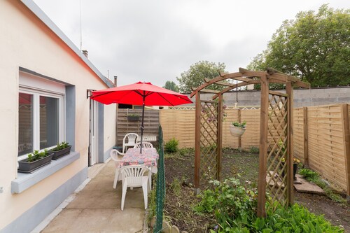 Maison de vacances 'Les Coquelicots en Baie de Somme' avec terrasse, jardin privé et Wi-Fi
