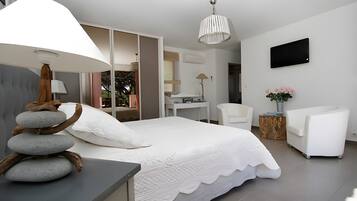 Een strijkplank/strijkijzer, wifi