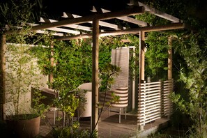Terrace/patio - Gîte Jaune - Les Gîtes de Bel-Air in Luberon (Taillades)