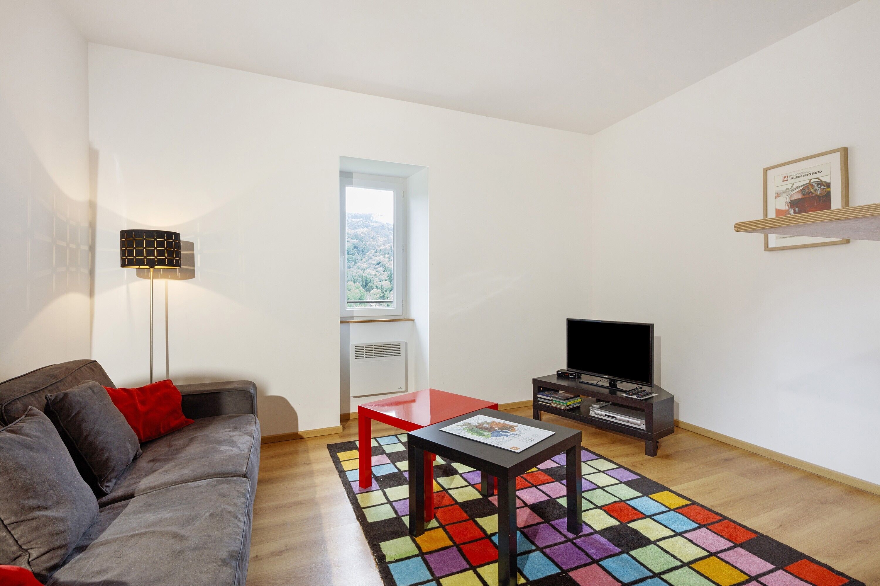 TV, DVD player, table tennis