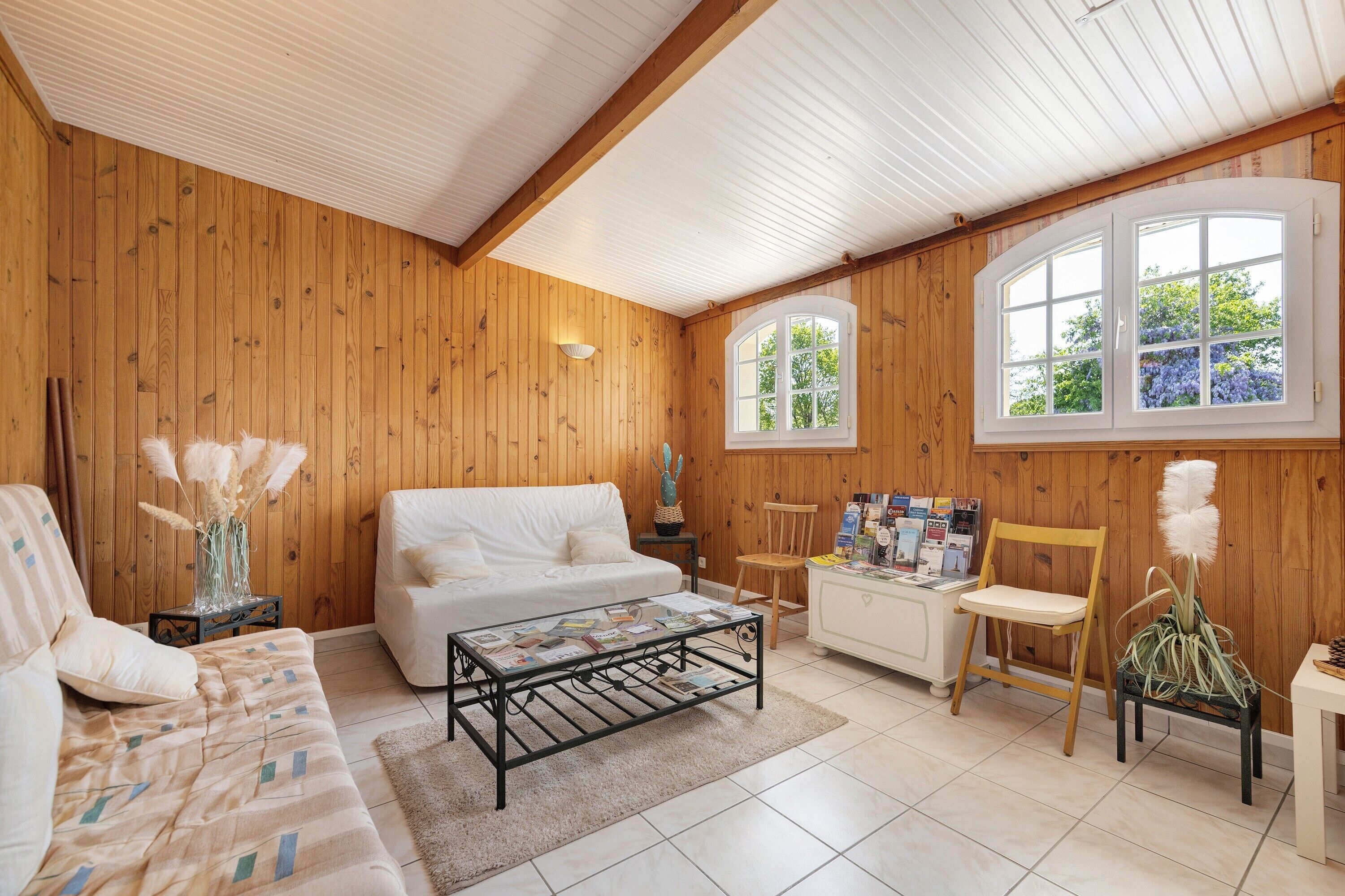 Télévision, table de tennis de table