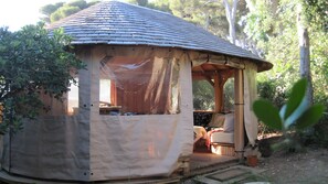 Overnatningsstedets område