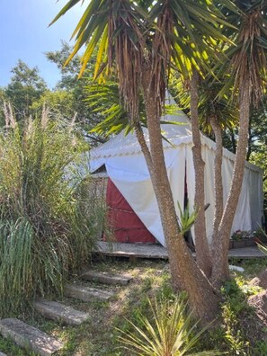 Overnatningsstedets område