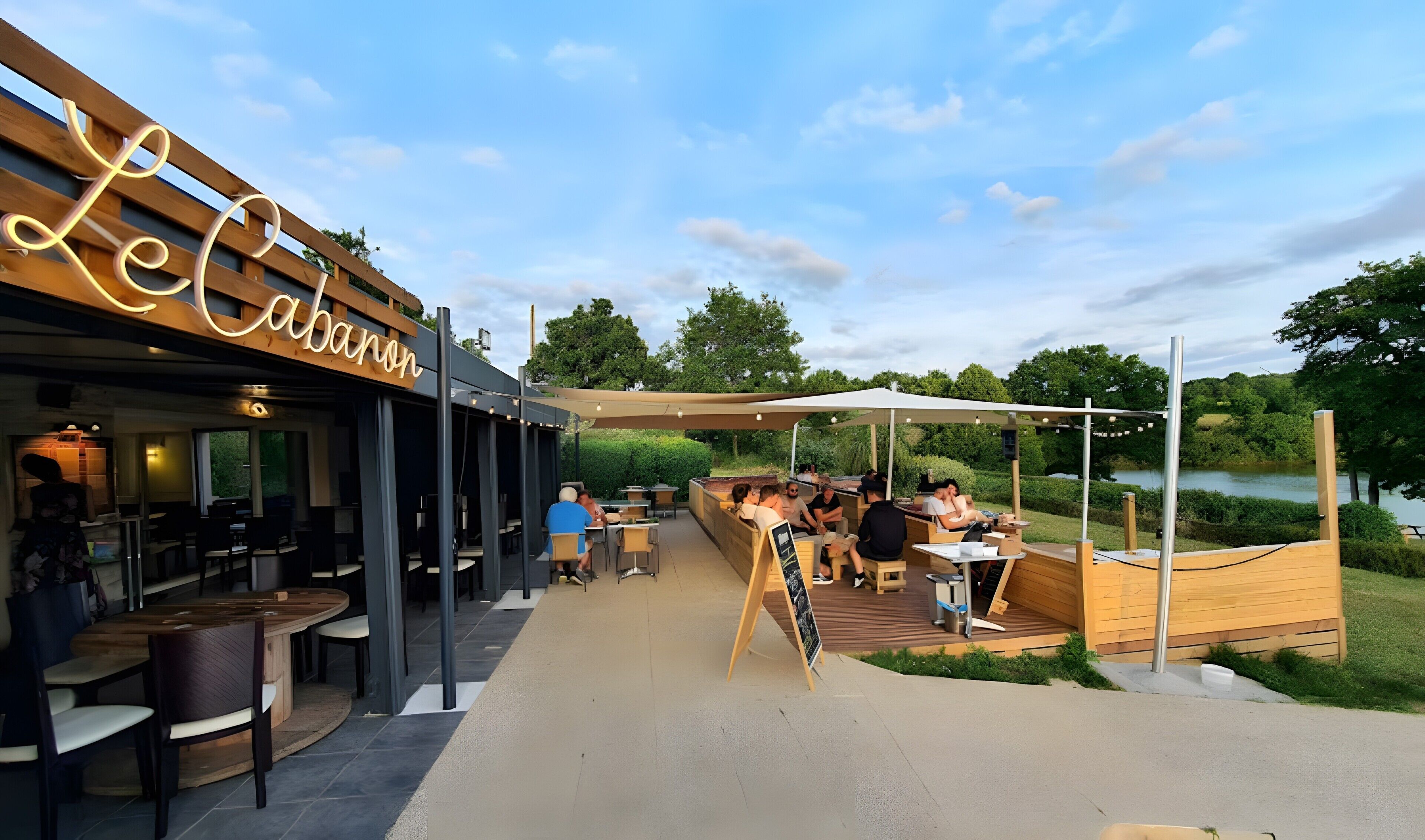 Udendørs spisemuligheder