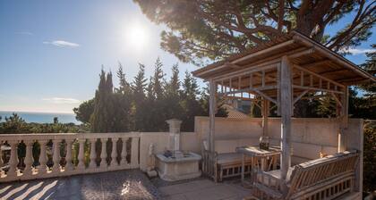 Appartement « Gîte Entre Mer Et Jardin Ei Riazi » avec vue mer, Wi-Fi et climatisation