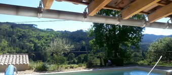 Apartment "Gîte - La Magnanerie" with Mountain View, Shared Pool and Wi-Fi