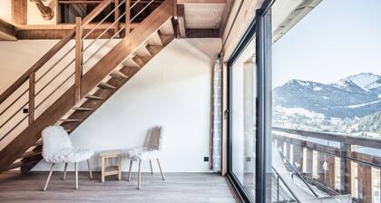 Appartement « Le Clos Savoyard » : vue montagne, jardin commun et Wi-Fi