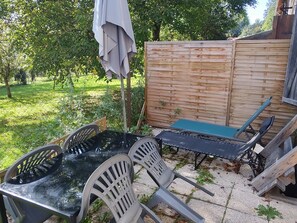 Terrace/patio - Duplex Apartment in the Countryside (Cirey-sur-Vezouze)