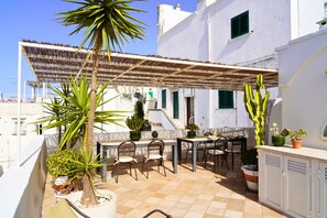 Outdoor dining - Dimora Blu Panorama - Arcuève (Ostuni)