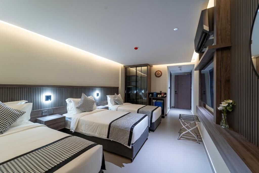 이그제큐티브룸, 시내 전망 | 암막 커튼, 다리미/다리미판, 무료 WiFi