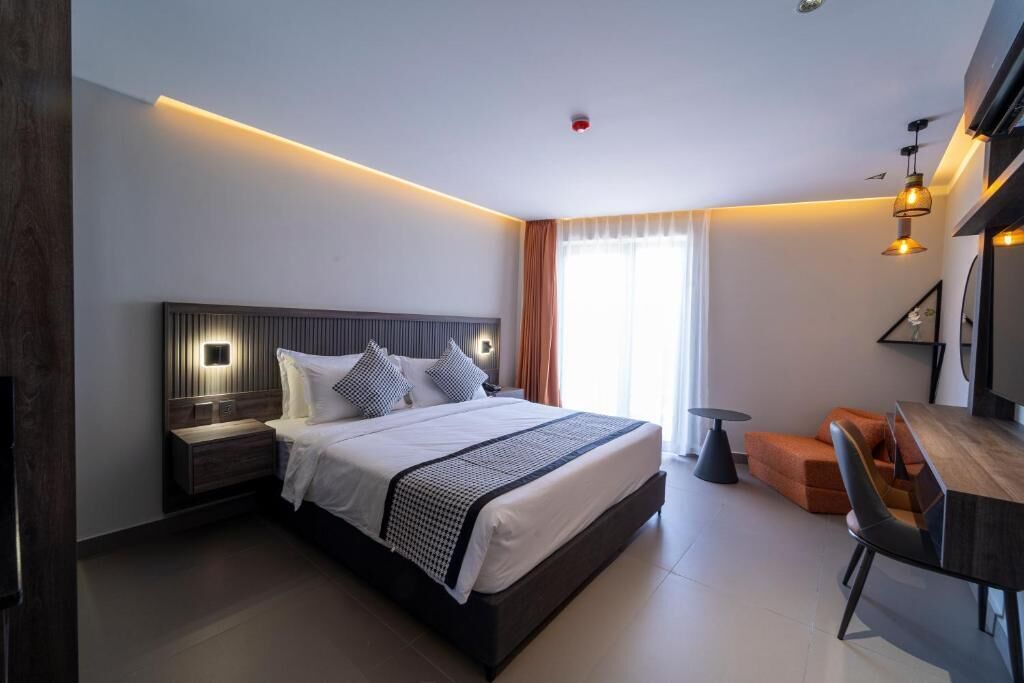 패밀리룸, 시내 전망 | 암막 커튼, 다리미/다리미판, 무료 WiFi