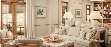 Sala de estar en el lobby