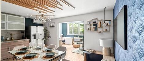 Apartment, Garden View | Dining