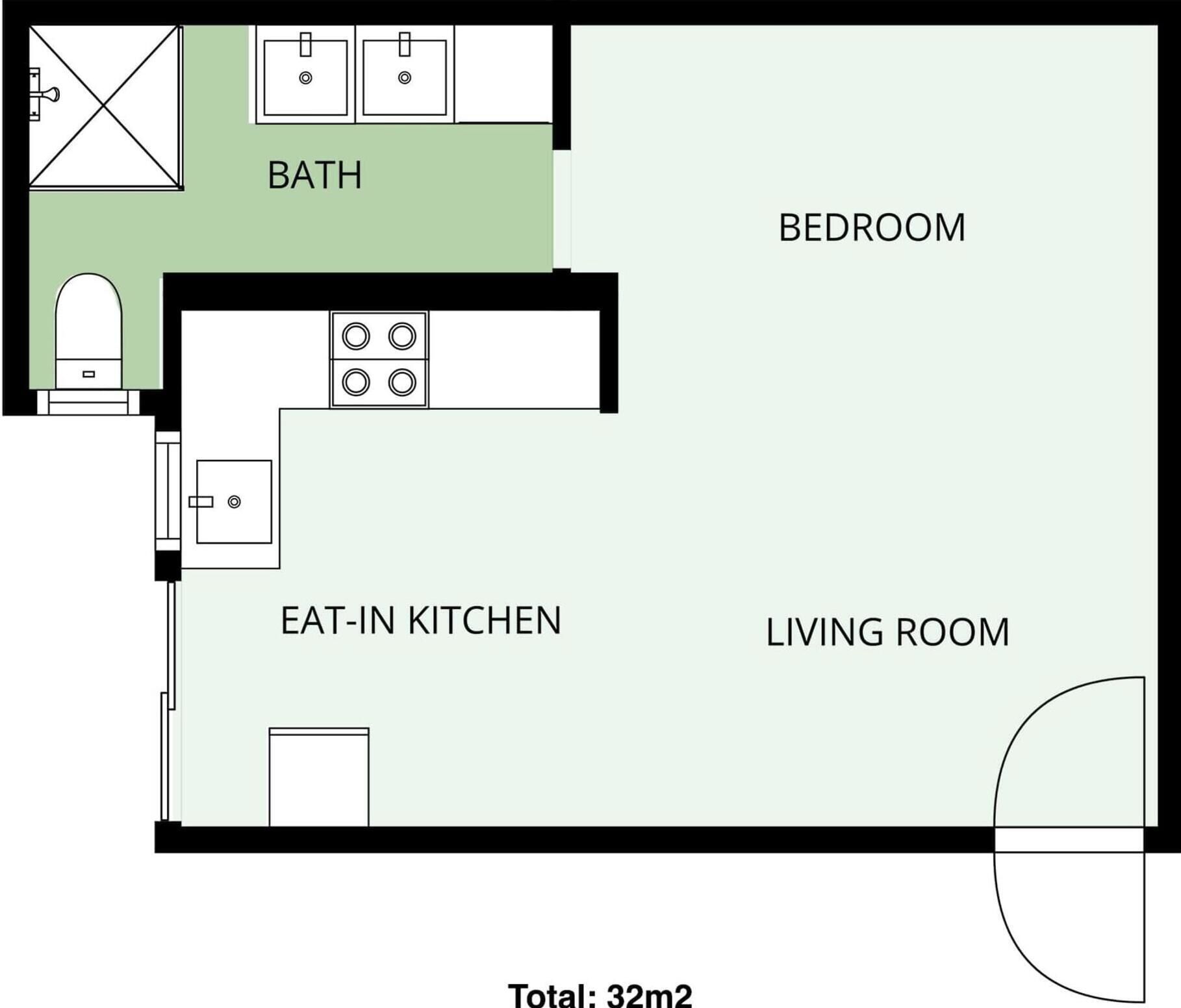 1 bedroom, Internet