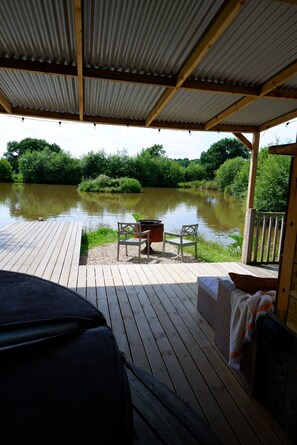 Cabana, vistes al llac | Terrassa o pati