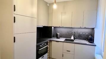 Deluxe appartement, uitzicht op de stad | Privékeuken