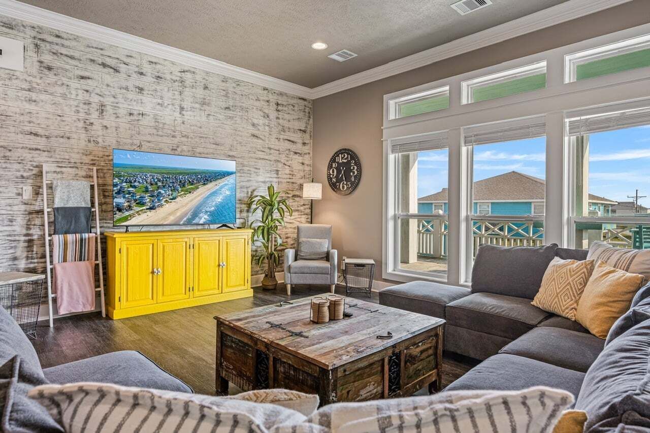 Ferienhaus, 3 Schlafzimmer | Wohnbereich | Smart-TV, Streaming-Dienste