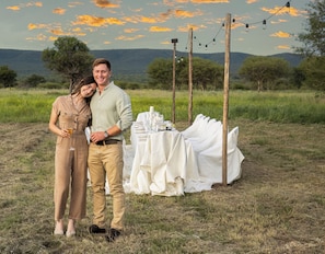 Espace banquet en plein air