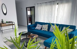 Apartment, 2 Bedrooms | Living room - Elegant 2-bedroom Apartment in Chic Abidjan Neighborhood (Abidjan)