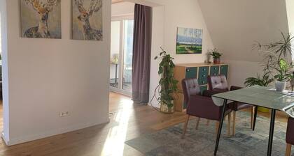 Apartment nahe Clemenshospital mit Balkon und WLAN