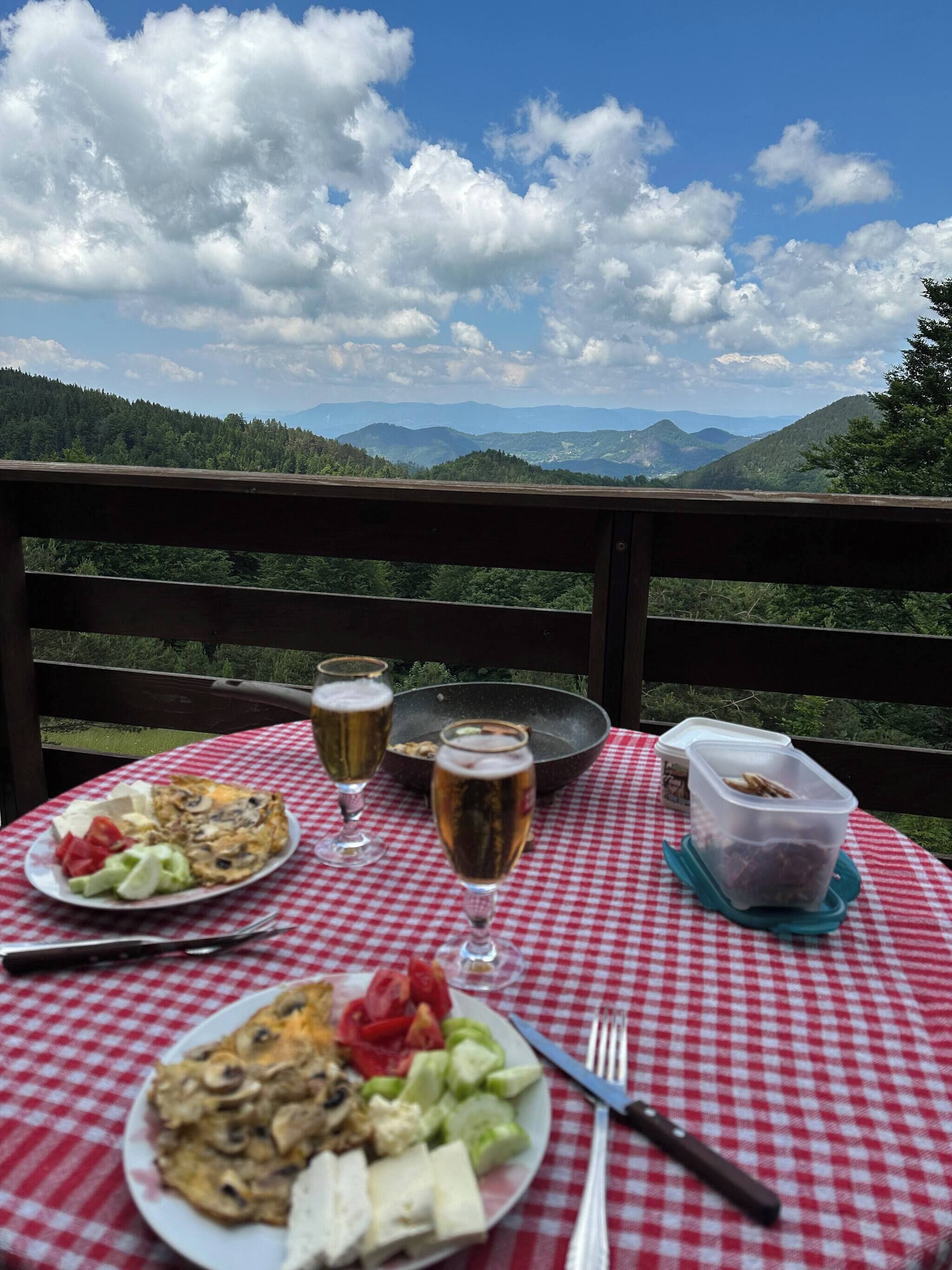 Ferienhaus, 2 Schlafzimmer, Bergblick | Esszimmer