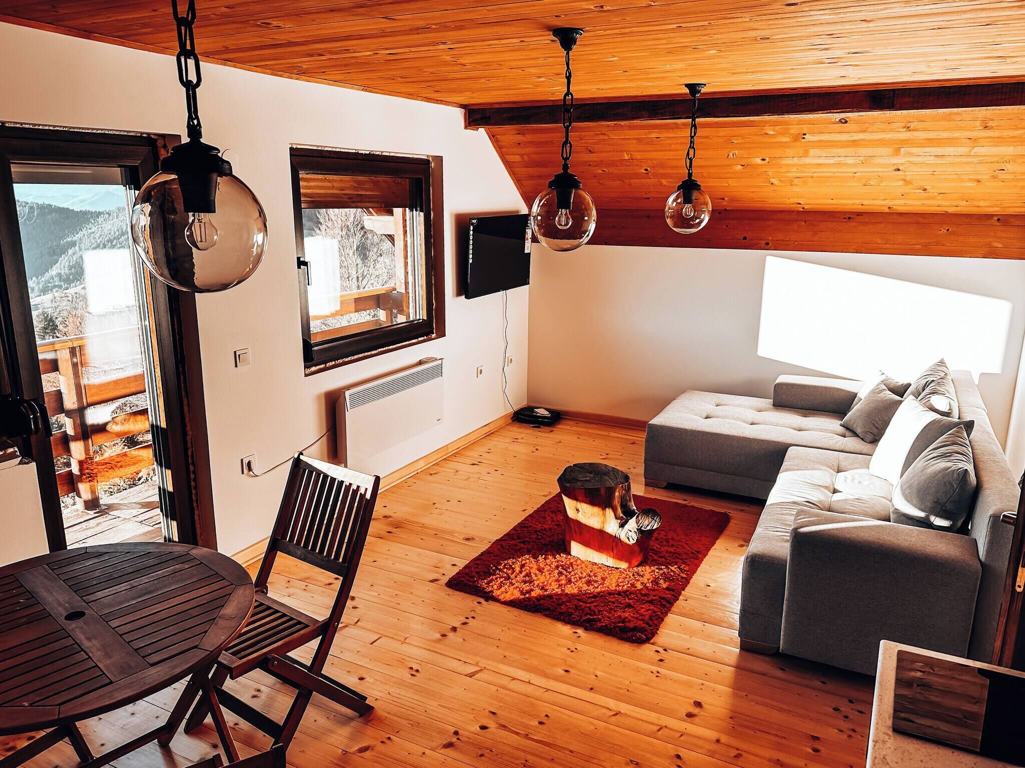 Casa, 2 camere da letto, vista montagna | Soggiorno