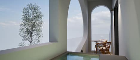 Deluxe Double or Twin Room with Hot Tub | Pool | Seasonal outdoor pool