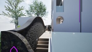 Fassade der Unterkunft