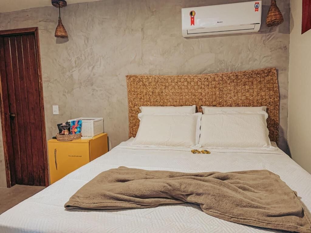 Quarto quádruplo | Frigobar, cortinas blackout, ferros/tábuas de passar roupa