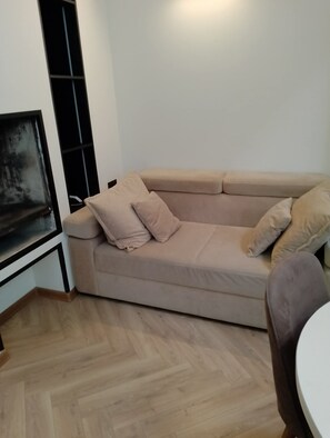 Apartment | Living area - Urban Stay Tbilisi 3BR near metro (Tbilisi)