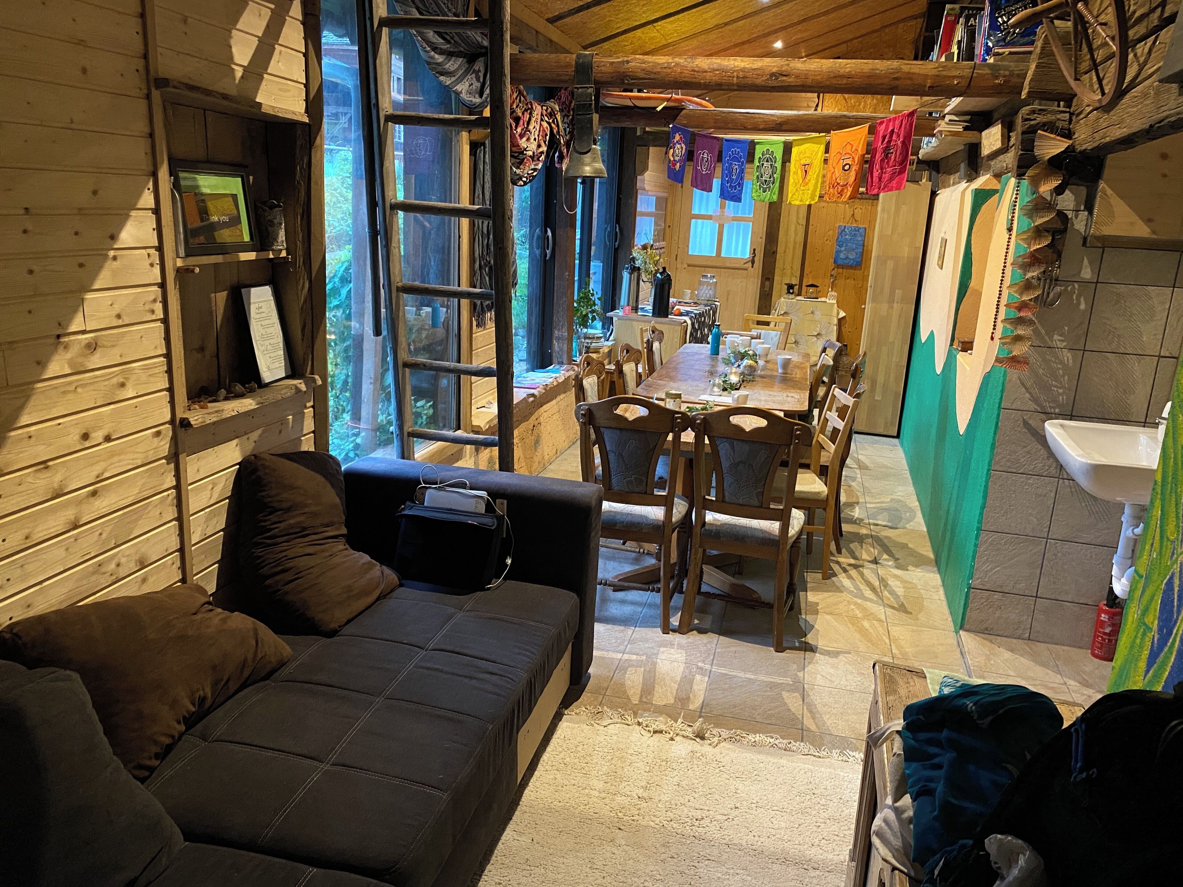 Chalet, 1 Bedroom, Patio, Garden View | Living room