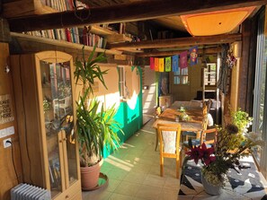 Chalet, 1 Bedroom, Patio, Garden View | Living room - Lakeview Chalet, Därligen (Darligen)